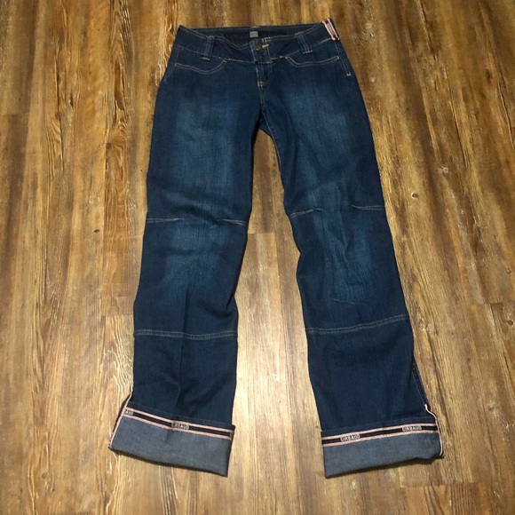 Marithe Francois Girbaud Jeans Women's 28 Cuffed Relaxed Baggy - Picture 1 of 6